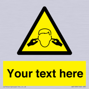 Custom Noise Hazard Sign